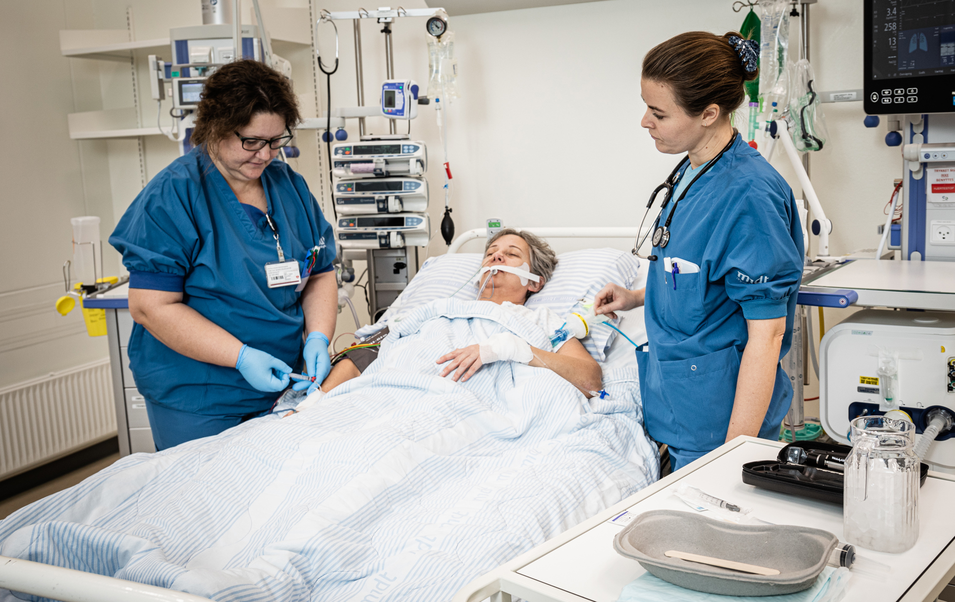 Sygeplejerske og læge