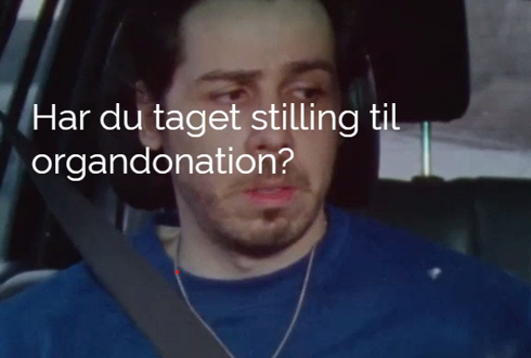 Informationskampagne om organdonation 