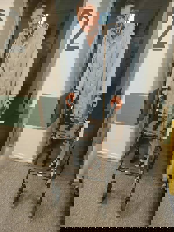 Martin efter han har fået en ny nyre