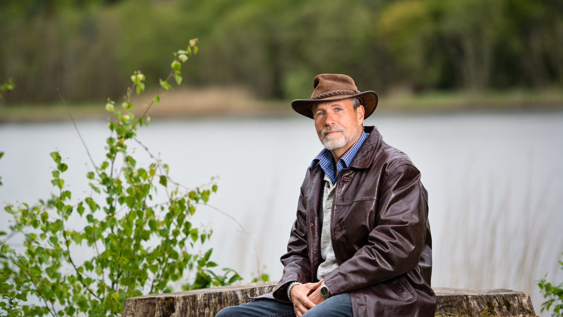 Billede af Per Clausen, pårørende til en afdød donor