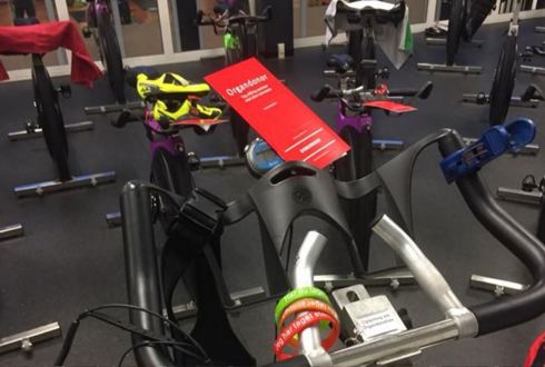 Spinningcykel med donorfolder