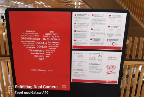 Oplysningsmateriale om organdonation