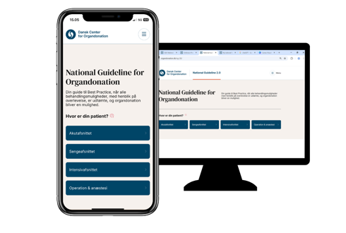National Guideline vist på mobil og pc