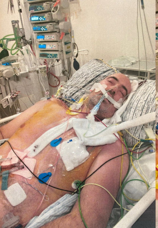 Nels umiddelbart efter han har fået et nyt hjerte