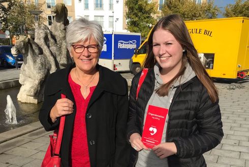 Frivillige sætter fokus på organdonation 