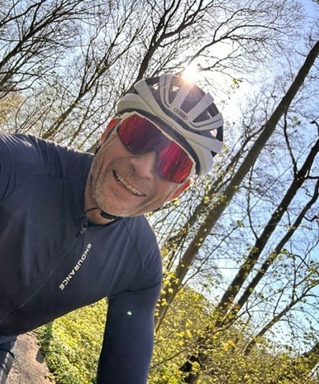 Martin Green på cykel 